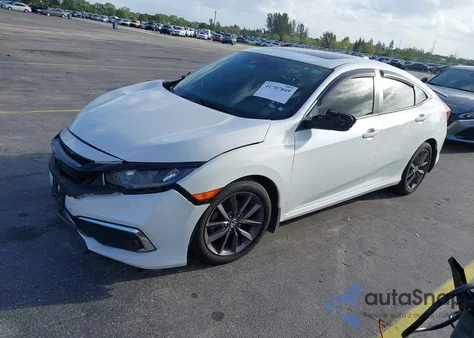 2020 Honda Civic Ex z USA, uszkodzony, nr VIN 19XFC1F32LE015037
